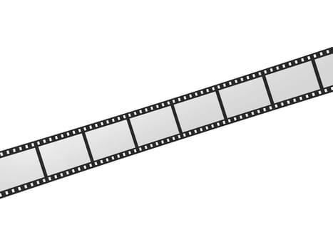 Movei film. 3d illustration isolated on white background
