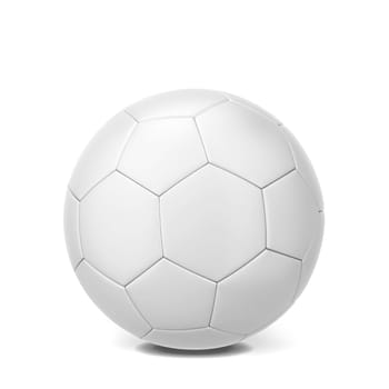 Soccer ball. 3d illustration isolated on white background