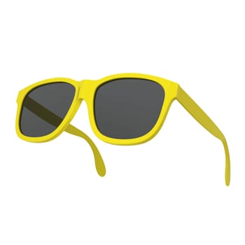 Modern sunglasses. 3d illustration isolated on white background