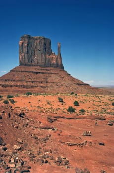 Mittens in Monument Valley, Arizona