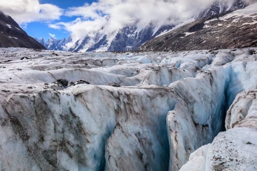 Argentiere Glacier view, Chamonix, Mont Blanc Massif, Alps, France