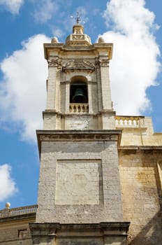 Bell tower of St. Paul church in Rabat, Malta