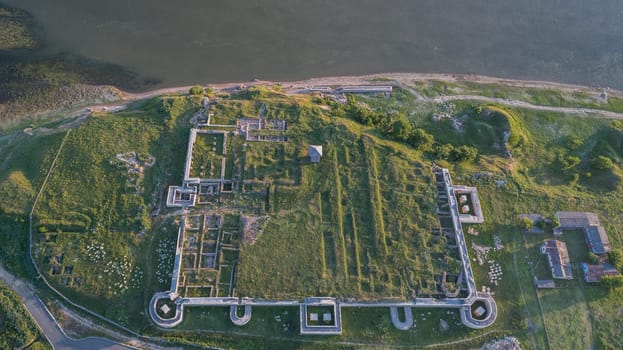 Capidava fortress on the banks of Danube Romania