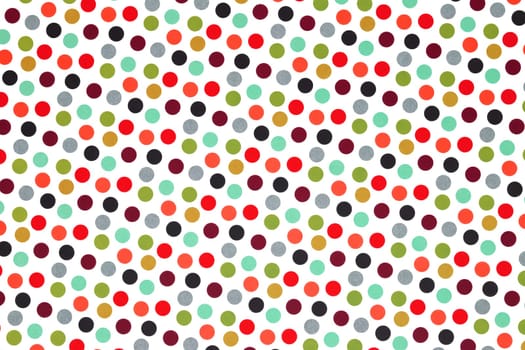 Colorful dotted seamless pattern, texture background