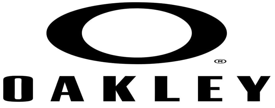 oakley fashion eyewear brand logo sports illustration