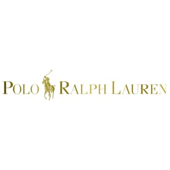 polo ralph lauren logo golden metallic fashion luxury brand clothes illustration