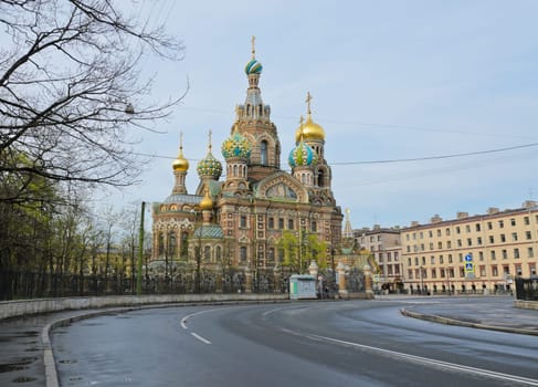 Cathedral of the Resurrection of Christ or Church of the Savior on Spilled Blood in St.Petersburg, Russia.