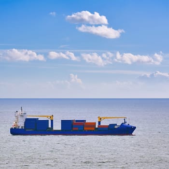 Container Ship in the Black Sea