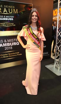 Pricilla Klein,  Miss Hamburg 2018 Winner ,.Miss & Mister Hamburg modelcontest   2018 at the  Europapassage Hamburg . 31.08.2018