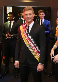 Adriaan van Veen 2. Winner ,.Miss & Mister Hamburg modelcontest   2018 at the  Europapassage Hamburg . 31.08.2018