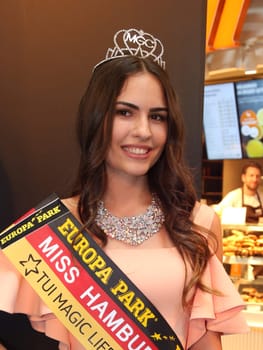 Pricilla Klein,  Miss Hamburg 2018 Winner ,.Miss & Mister Hamburg modelcontest   2018 at the  Europapassage Hamburg . 31.08.2018