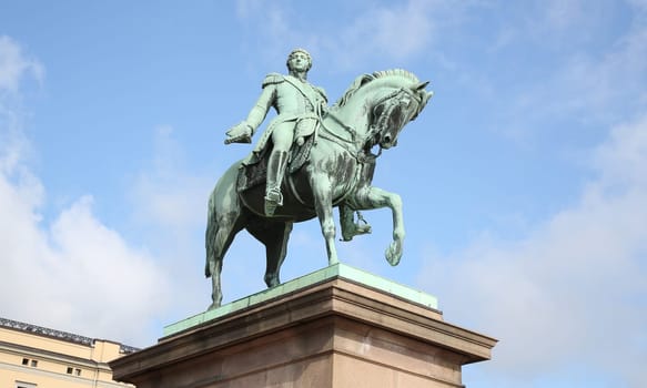 Statue Folkerts Kærlighed from Norway Impression at the Castle in Oslo , Norway