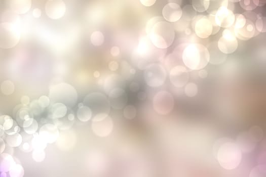 Festive colorful abstract soft style background with sparkling shiny bokeh circles for Christmas and Valentine. Beautiful texture.