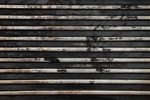 Bottom of skillet grill dirty with charcoal for grunge background