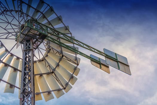 Antique wind turbines on Mallorca to drive a watering system.