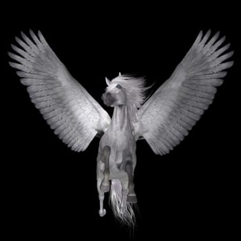 Pegasus is a legendary divine winged stallion and is the best known creature of Greek mythology.