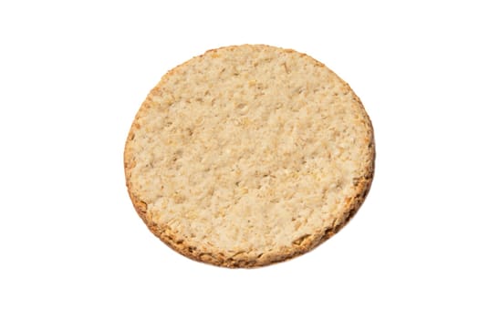 spelt healthy cookie isolated on white background
