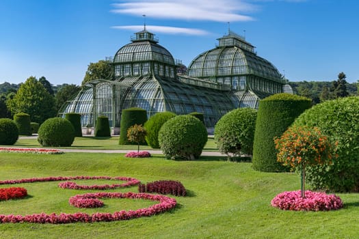 Palm House,Schönbrunn Palace Park,Vienna,Austria