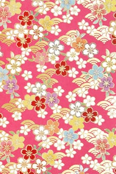 Traditional Japanese pattern origami paper, texture background