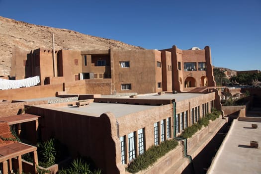 Hotel in the desert, Tamerza, Tunisia