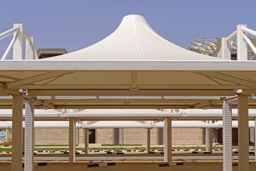 Architecture tent structure for shade in Kuwait