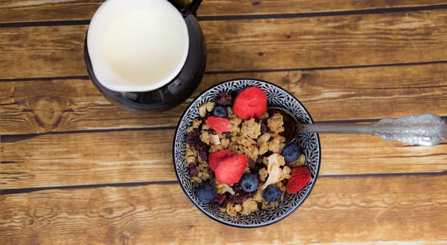 Cereal with milk