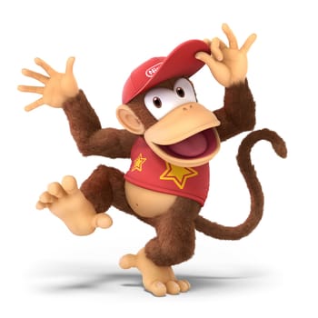 Diddy Kong character video game illustration