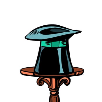 Magician hat, circus and magic. Pop art retro vector illustration vintage kitsch