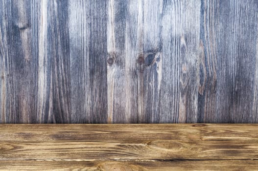 Color background of two kinds of wood boards