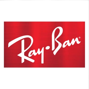 Ray-Ban sunglasses fashion red color metallic illustrationRay-Ban sunglasses fashion red color metallic illustration