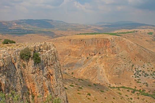 Desert View from Mount Arbel in Israel