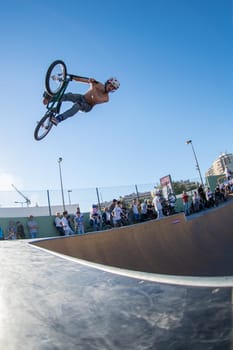 BRAGA, PORTUGAL - OCTOBER 7, 2018: JNoah Rittivoin during the Bowl Session Event.