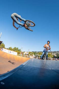 BRAGA, PORTUGAL - OCTOBER 7, 2018: JNoah Rittivoin during the Bowl Session Event.
