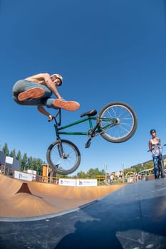 BRAGA, PORTUGAL - OCTOBER 7, 2018: JNoah Rittivoin during the Bowl Session Event.