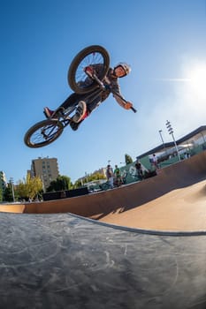 BRAGA, PORTUGAL - OCTOBER 7, 2018: Tom Valderrama during the Bowl Session Event.