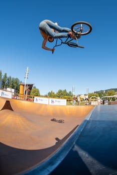 BRAGA, PORTUGAL - OCTOBER 7, 2018: JNoah Rittivoin during the Bowl Session Event.