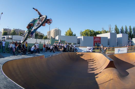 BRAGA, PORTUGAL - OCTOBER 7, 2018: JNoah Rittivoin during the Bowl Session Event.