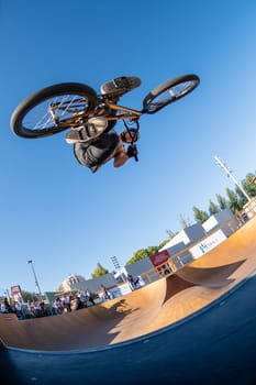 BRAGA, PORTUGAL - OCTOBER 7, 2018: Jean Silva during the Bowl Session Event.