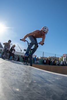 BRAGA, PORTUGAL - OCTOBER 7, 2018: JNoah Rittivoin during the Bowl Session Event.
