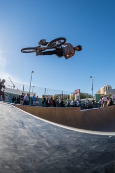 BRAGA, PORTUGAL - OCTOBER 7, 2018: Jean Silva during the Bowl Session Event.