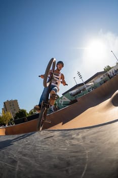 BRAGA, PORTUGAL - OCTOBER 7, 2018: Ieggo Henrique during the Bowl Session Event.