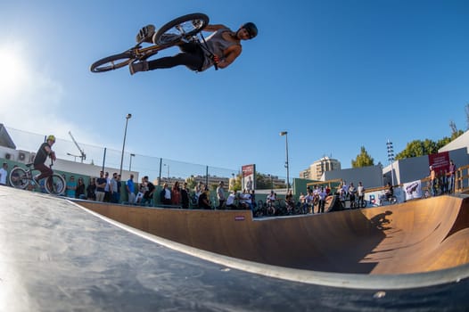 BRAGA, PORTUGAL - OCTOBER 7, 2018: Jean Silva during the Bowl Session Event.