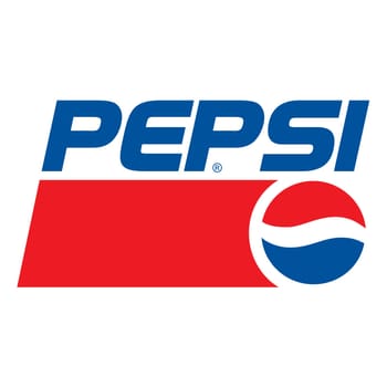 Pepsi soft drink beverage logo illustration