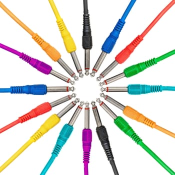 Colorful audio jacks