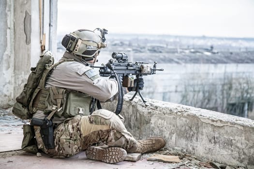 United States Army ranger during the military operation