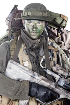 Jagdkommando soldier Austrian special forces equipped with Steyr assault rifle
