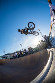 BRAGA, PORTUGAL - OCTOBER 7, 2018: Wilmer Real during the Bowl Session Event.