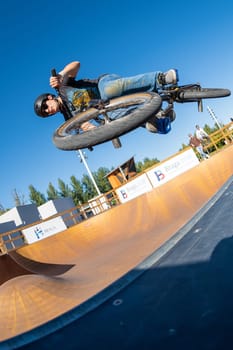 BRAGA, PORTUGAL - OCTOBER 7, 2018: Joao Pires during the Bowl Session Event.