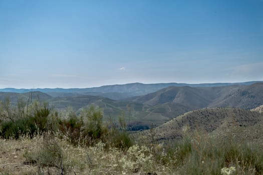 Wide panoranic view of the Coa River Valley in Northern Portugal