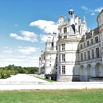 One of Frances main Chateaus, surrounded by acres of beautifully maintained grounds and gardens